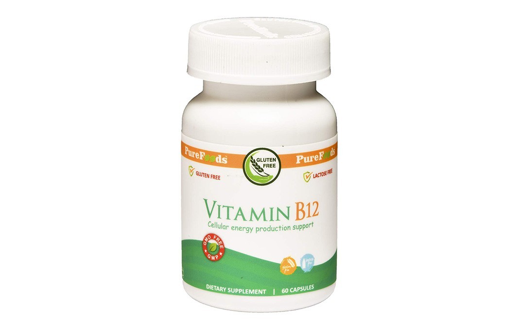 Purefoods Vitamin B12 Capcules    Bottle  60 pcs